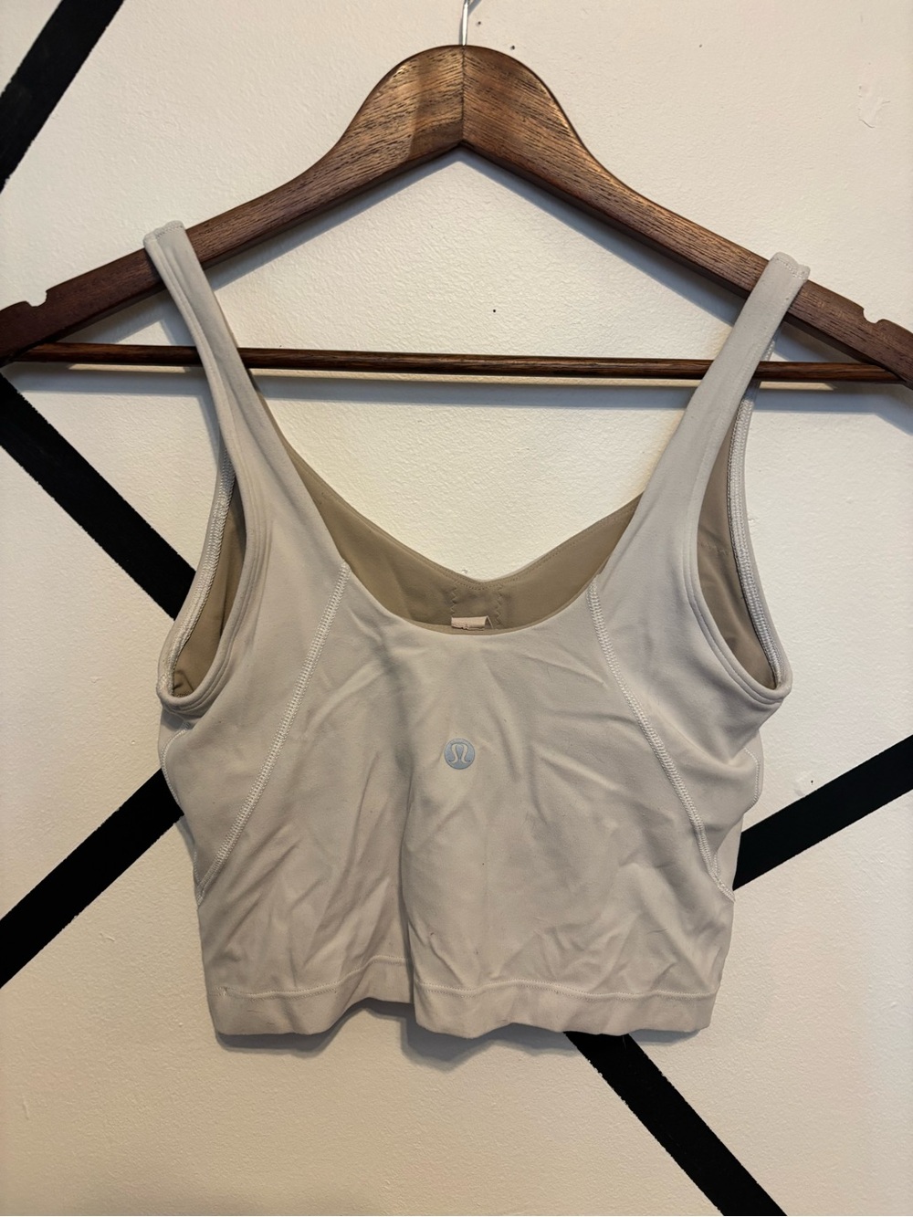 lululemon athletica White Cropped Align Tank - Picture 2 of 3